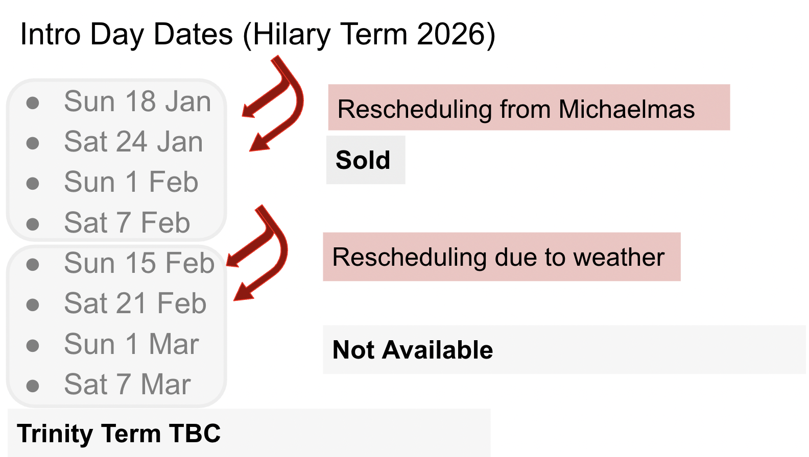 Intro Day Schedule 2026